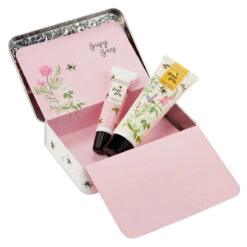 Heathcote & Ivory Busy Bees Hand & Lip Tin -Home Furnishings Store fg2730 heathcote ivory busy bees hand lip tin 03b