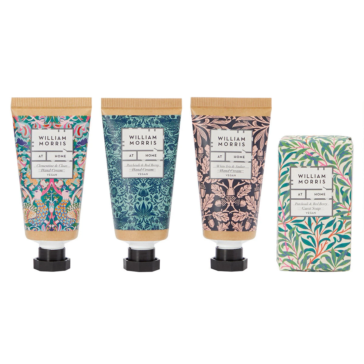 William Morris Peacock & Bird Velvet Hand Care Pouch 6 William Morris Peacock & Bird Velvet Hand Care Pouch - Image 4