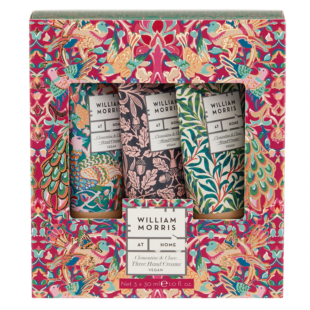William Morris Peacock & Bird Trio Of Hand Creams 3 William Morris Peacock & Bird Trio Of Hand Creams