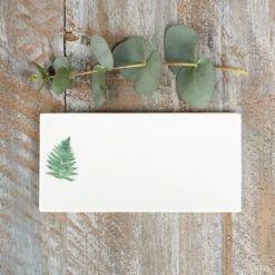 Toasted Crumpet ‘Fern’ Rectangular Soap Dish -Home Furnishings Store fsd15 toasted crumpet fern rectangular soap dish 2