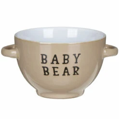 ‘Baby Bear’ Porridge Bowl And Spoon -Home Furnishings Store gb03754 container group loft baby bear porridge bowl and spoon 4