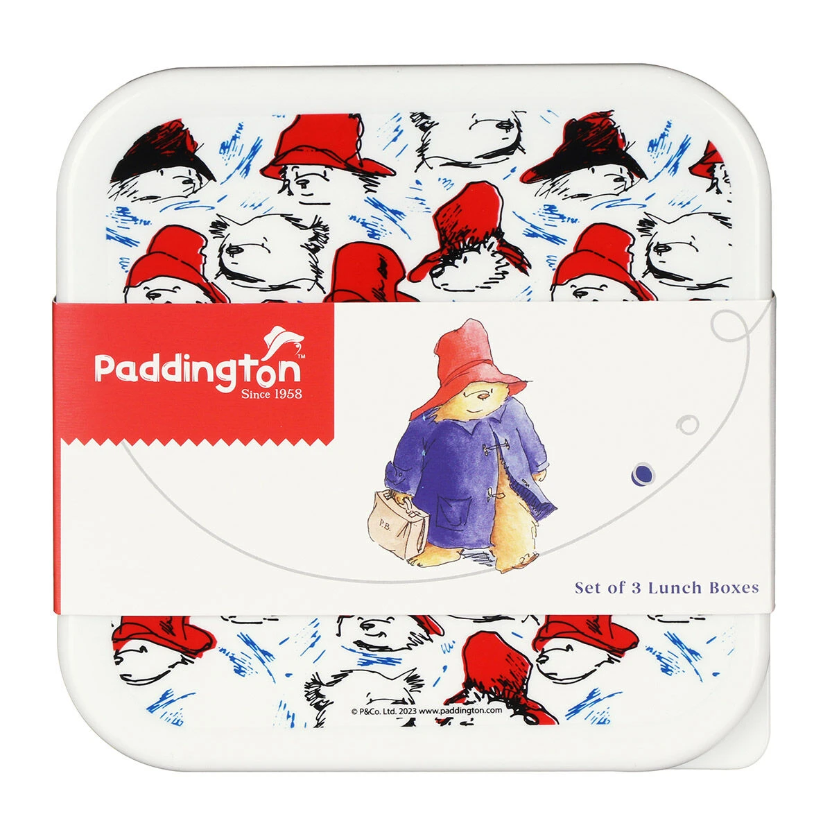 Paddington Bear Set Of 3 Snack Boxes 7 Paddington Bear Set Of 3 Snack Boxes - Image 5