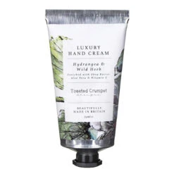 Toasted Crumpet ‘Hydrangea & Wild Herb’ Luxury Hand Cream -Home Furnishings Store hc25 toasted crumpet hydrangea wild herb luxury boxed hand cream 2