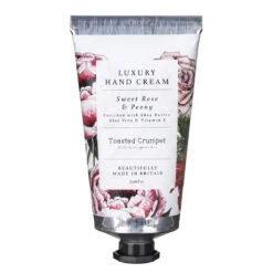 Toasted Crumpet ‘Sweet Rose & Peony’ Luxury Hand Cream -Home Furnishings Store hc45 toasted crumpet sweet rose peony luxury boxed hand cream 2