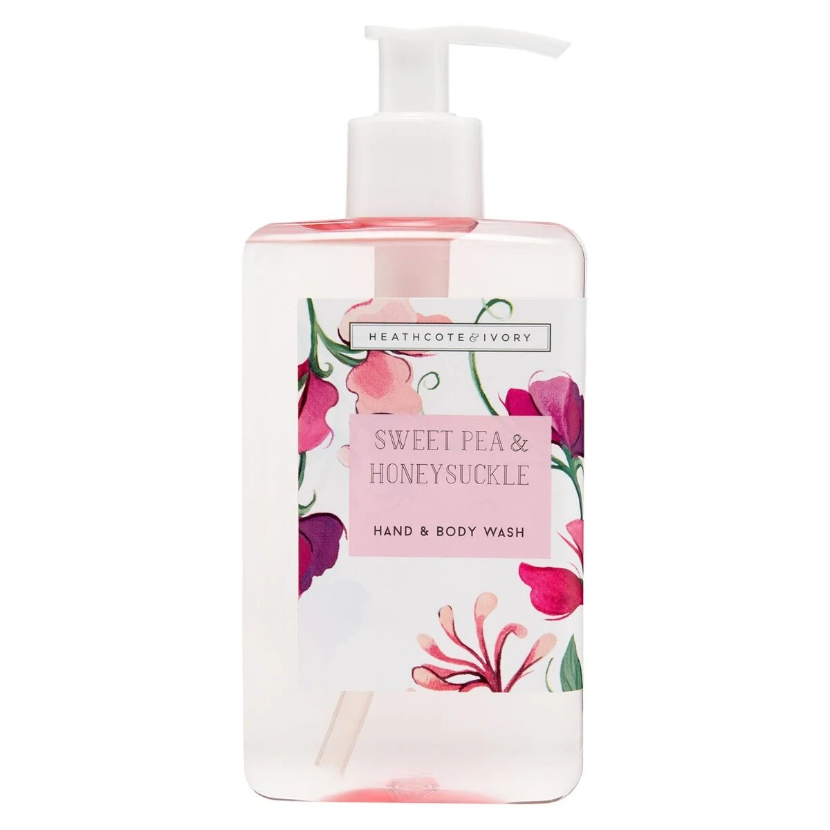 Heathcote & Ivory Sweet Pea & Honeysuckle Hand And Body Wash 4 Heathcote & Ivory Sweet Pea & Honeysuckle Hand And Body Wash - Image 2