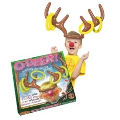O-Deer! Inflatable Reindeer Antlers Game -Home Furnishings Store house of marbles inflatable reindeer antlers 1