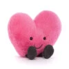 Jellycat Amuseable Hot Pink Heart -Home Furnishings Store jellycat a6hph amuseable hot pink heart