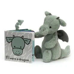 Jellycat If I Were A Dragon Hardback Book -Home Furnishings Store jellycat bb444dgn if i were a dragon board book 2