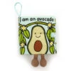 Jellycat I Am An Avocado Fabric Book -Home Furnishings Store jellycat bk4aa avocado fabric book 1