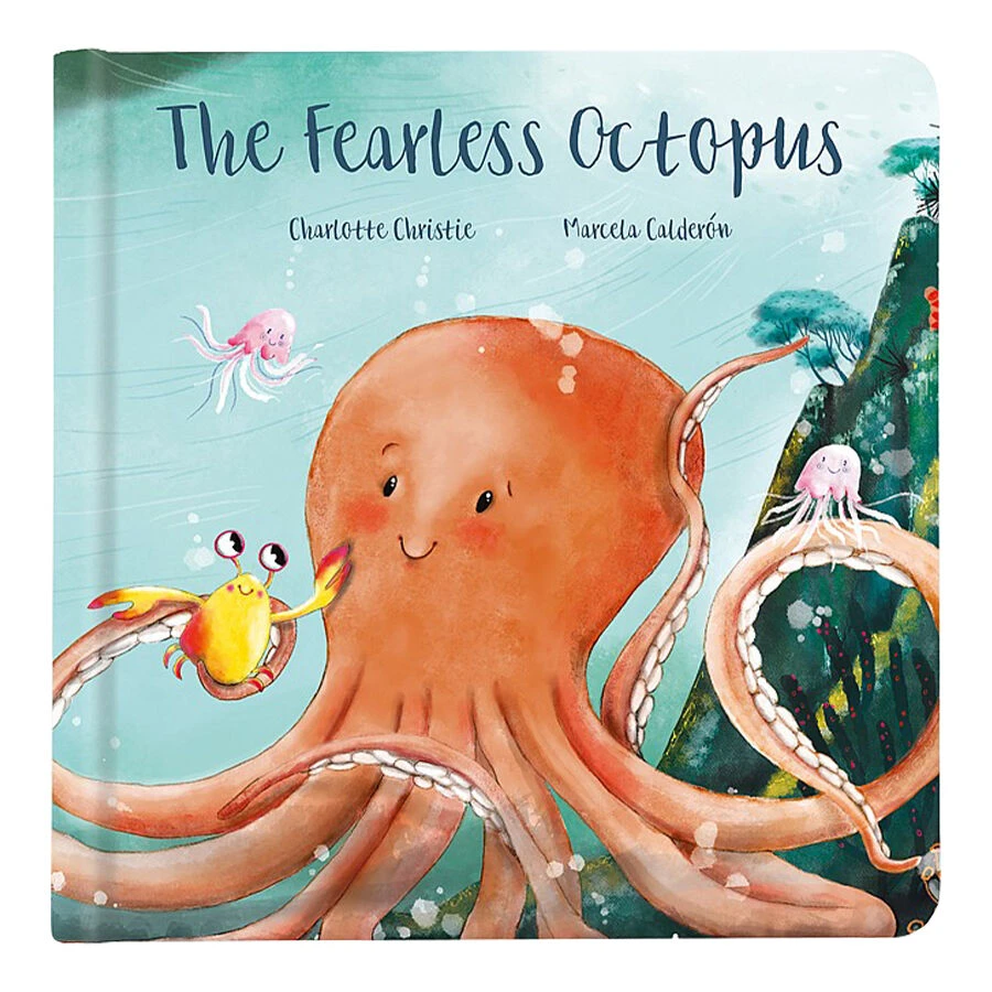 Jellycat The Fearless Octopus Hardback Book 3 Jellycat The Fearless Octopus Hardback Book