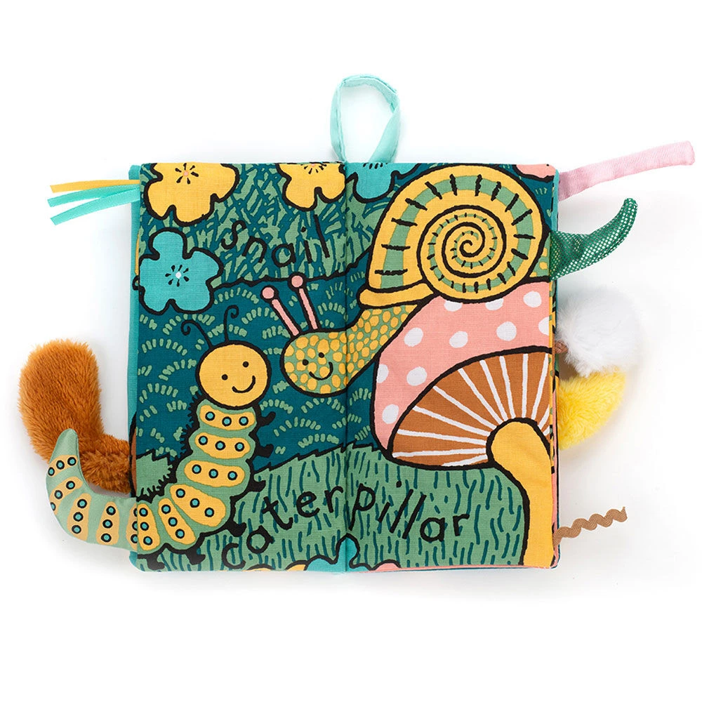 Jellycat Garden Tails Soft Fabric Book 4 Jellycat Garden Tails Soft Fabric Book - Image 2