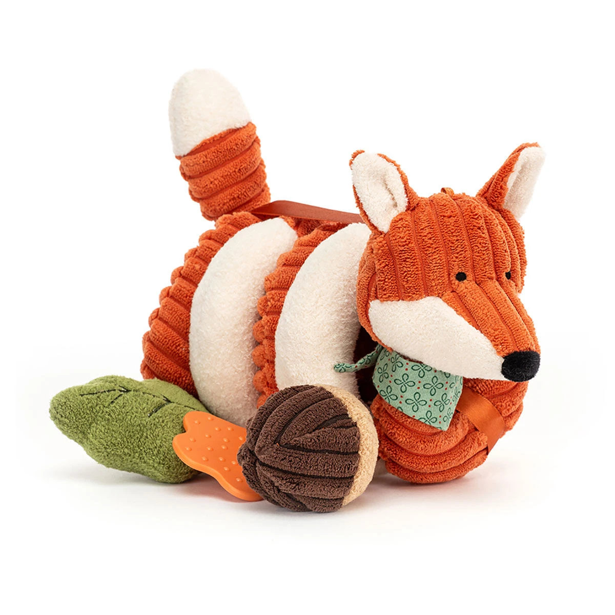 Jellycat Cordy Roy Baby Fox Spiral Activity Toy 3 Jellycat Cordy Roy Baby Fox Spiral Activity Toy - Image 2