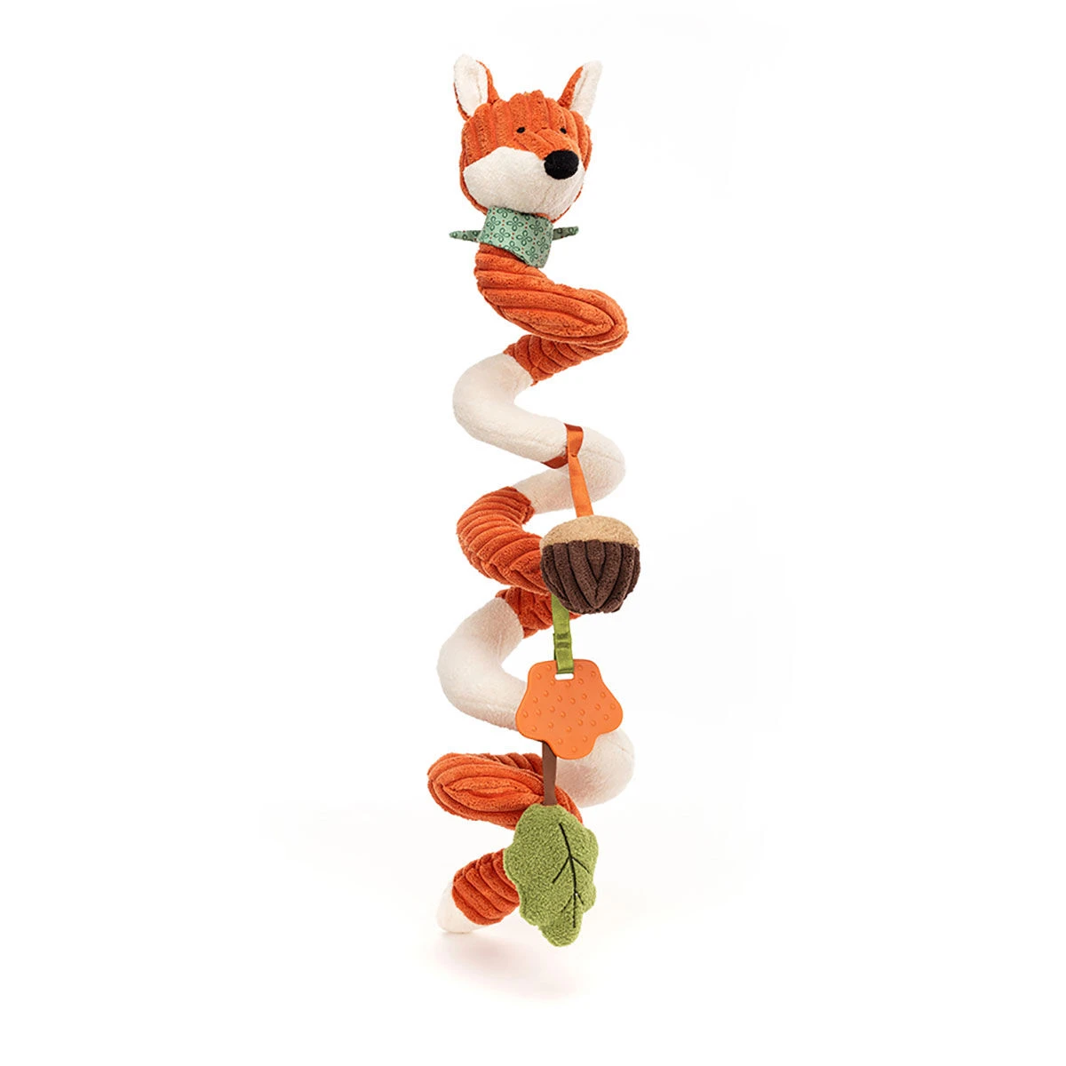 Jellycat Cordy Roy Baby Fox Spiral Activity Toy 4 Jellycat Cordy Roy Baby Fox Spiral Activity Toy - Image 3