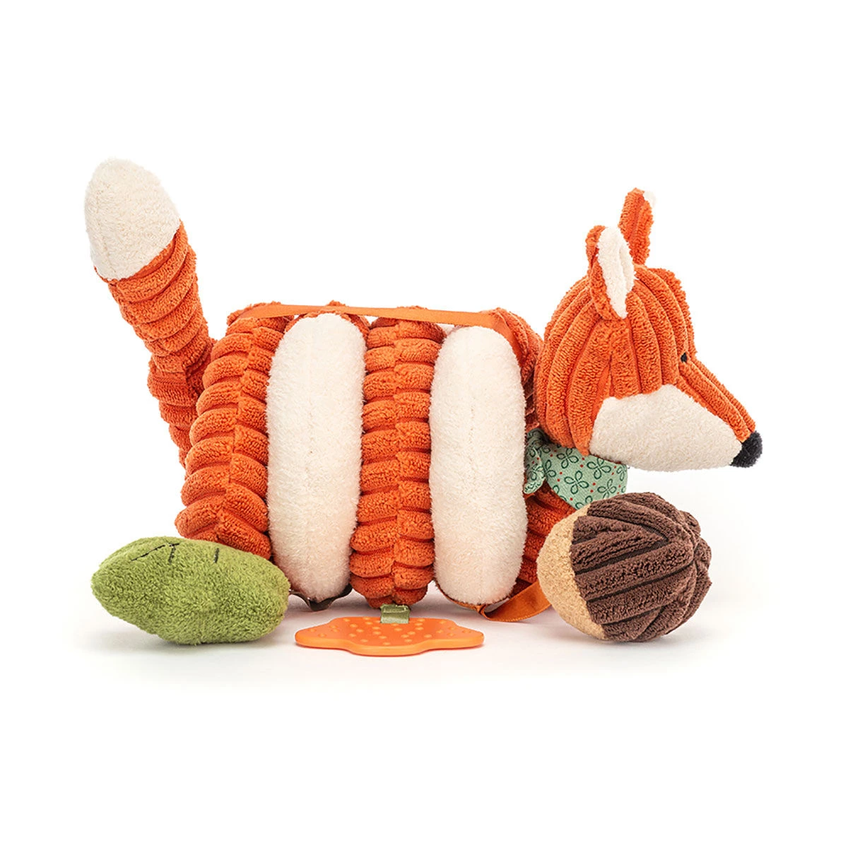 Jellycat Cordy Roy Baby Fox Spiral Activity Toy 5 Jellycat Cordy Roy Baby Fox Spiral Activity Toy - Image 4