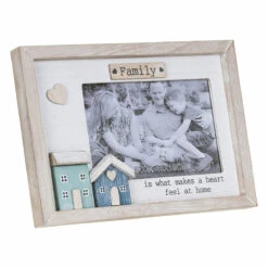Shudehill Love Lane ‘Family’ Two House 6x4 Photo Frame -Home Furnishings Store joe davies 330015 shudehill family two house 6x4 photo frame 2