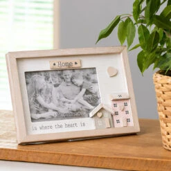 Shudehill Love Lane ‘Home’ Two House 6x4 Photo Frame
