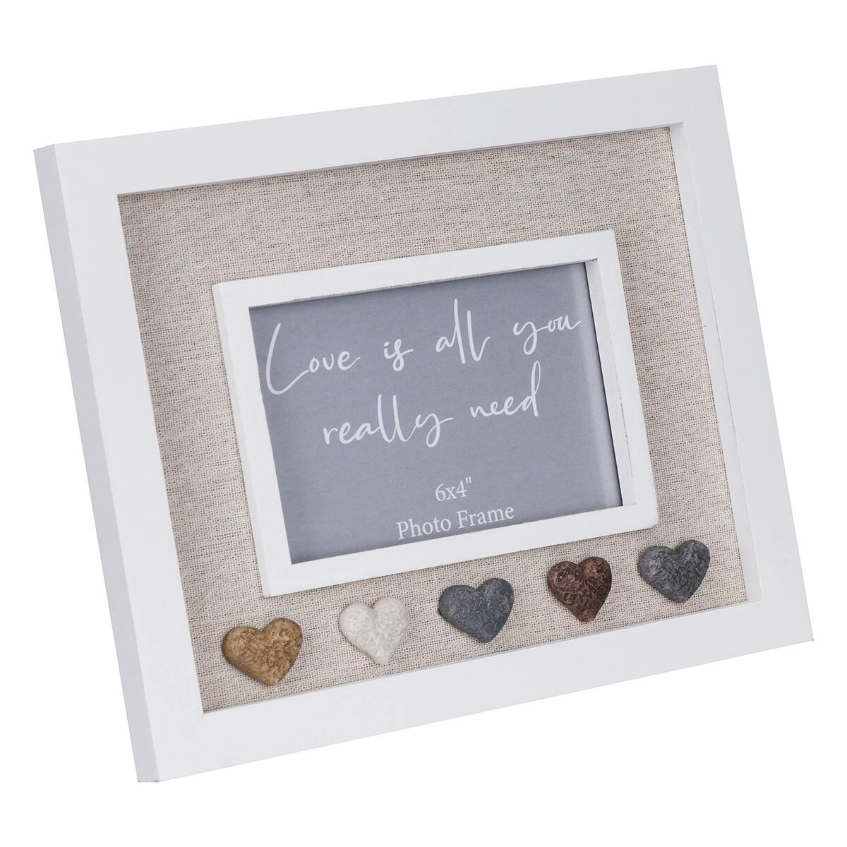 Langs Heart Pebbles 6x4 Photo Frame 4 Langs Heart Pebbles 6x4 Photo Frame - Image 2