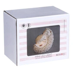 House Of Disaster LED Rechargeable Hedgehog And Baby Mini Lamp -Home Furnishings Store ledhedba house of disaster led rechargeable hedgehog and baby mini lamp box e