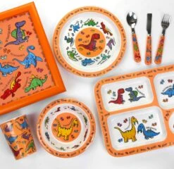 Leonardo's Little Stars Dinosaurs Cutlery Set -Home Furnishings Store leonardos little stars dinosaurs lifestyle 2