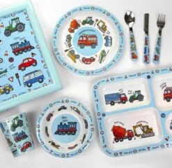 Leonardo's Little Stars Vehicles Cutlery Set -Home Furnishings Store leonardos little stars vehicles lifestyle 1