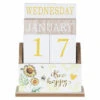 Bee Happy Wooden Perpetual Calendar -Home Furnishings Store lesser pavey lp49804 bee happy wooden perpetual calendar 1