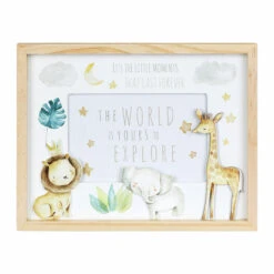 Little Moments Safari 4x6 Wooden Photo Frame