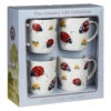 Jennifer Rose Country Life Set Of 4 Ladybird Mug
