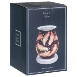 Desire Bulbous Satin Feather Aroma Lamp Wax Melt Warmer -Home Furnishings Store lesser pavey lp48148 desire bulbous satin feather aroma lamp wax melt warmer box