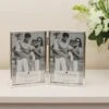 Temptation Silver Plated Narrow Edge Double Photo Frame 4x6 1 Temptation Silver Plated Narrow Edge Double Photo Frame 4x6 -Home Furnishings Store lesser pavey tg10019 silver plated narrow edge double photo frame 6x4 1