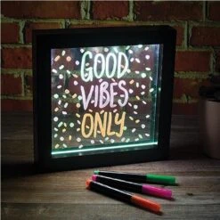Light Up Neon Effect Message Frame