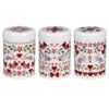 Emma Bridgewater Lovebirds Set Of Three Round Caddies