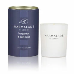 Marmalade Of London Bergamot & Soft Rose 70g Votive Glass Soy Candle