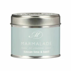 Marmalade Of London Tuscan Lime & Basil 210g Tin Soy Candle -Home Furnishings Store marmalade of london 11081 tuscan lime basil 210g tin soy candle 4