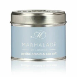 Marmalade Of London Pacific Orchid & Sea Salt 210g Tin Soy Candle