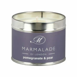 Marmalade Of London Pomegranate & Pear 210g Tin Soy Candle -Home Furnishings Store marmalade of london 11654 pomegranate pear 210g tin soy candle 2