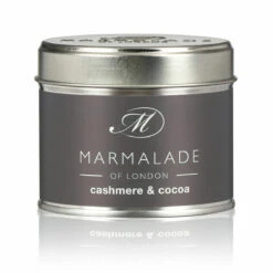 Marmalade Of London Cashmere & Cocoa 210g Tin Soy Candle