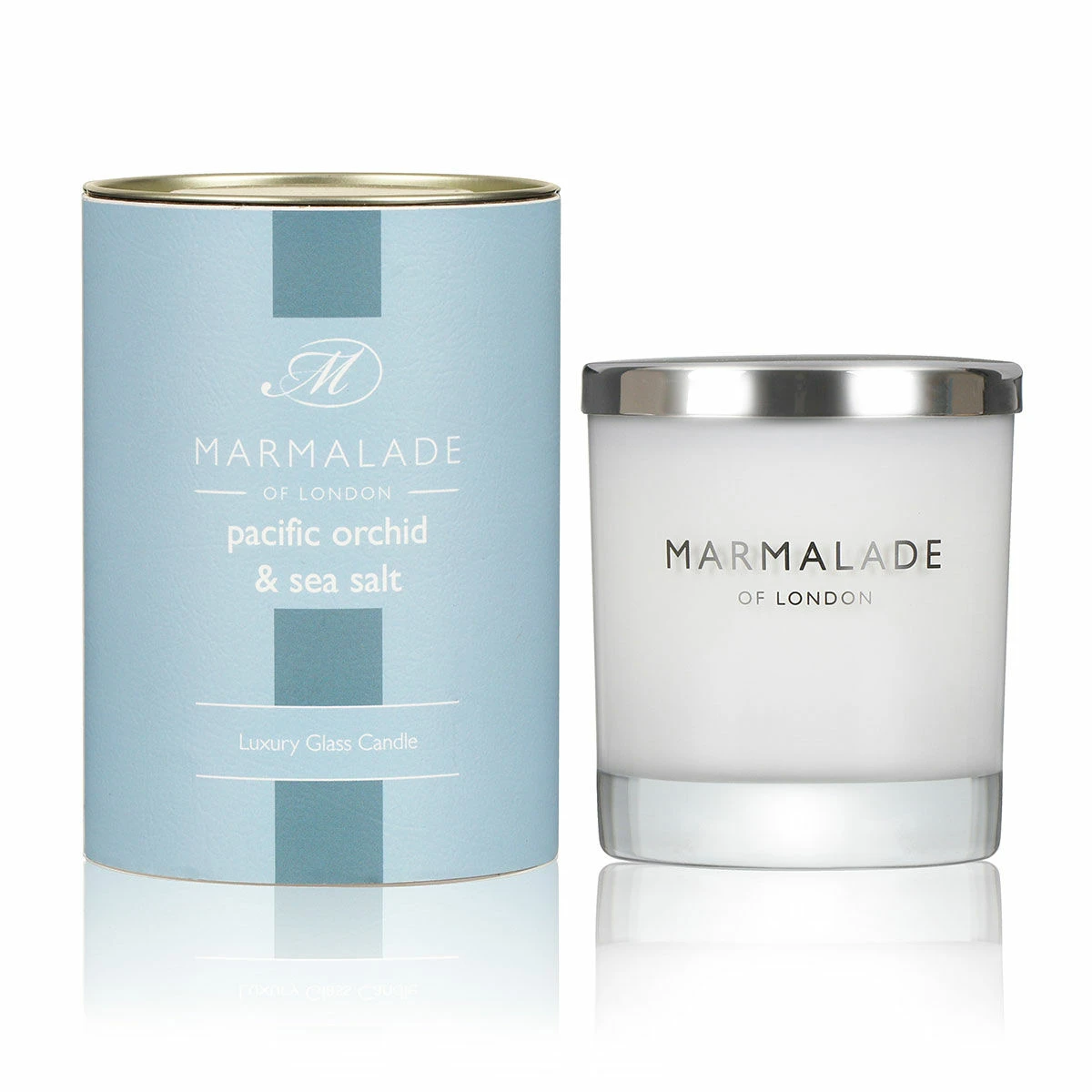 Marmalade Of London Pacific Orchid & Sea Salt 230g Luxury Glass Soy Candle 3 Marmalade Of London Pacific Orchid & Sea Salt 230g Luxury Glass Soy Candle
