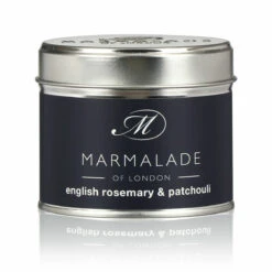 Marmalade Of London English Rosemary & Patchouli 210g Tin Soy Candle