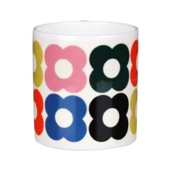 Orla Kiely Spot Flower Fun Large Mug -Home Furnishings Store mclaggan orla kiely msqok161 spot flower fun large mug 29 copy 1