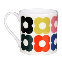 Orla Kiely Spot Flower Fun Large Mug -Home Furnishings Store mclaggan orla kiely msqok161 spot flower fun large mug 30 copy 1