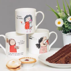 Rosie Made A Thing ‘Crazy Cat Lady’ Mug -Home Furnishings Store mclaggan smith rosie made a thing lifestyle 3
