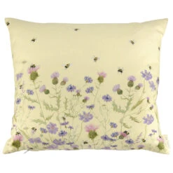 Mosney Mill Bee & Wildflower Cushion