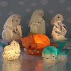 House Of Disaster LED Rechargeable Rabbit And Baby Lamp -Home Furnishings Store mum baby hofd lamps m 3