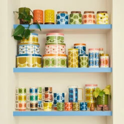 Orla Kiely Sunflower/Sky Set Of Nesting Cake Tins -Home Furnishings Store ok collection 1