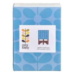 Orla Kiely Sixties Stem Sky Ceramic Plant Pot -Home Furnishings Store ok644 orla kiely ceramic plant pot sixties stem sky 02 1