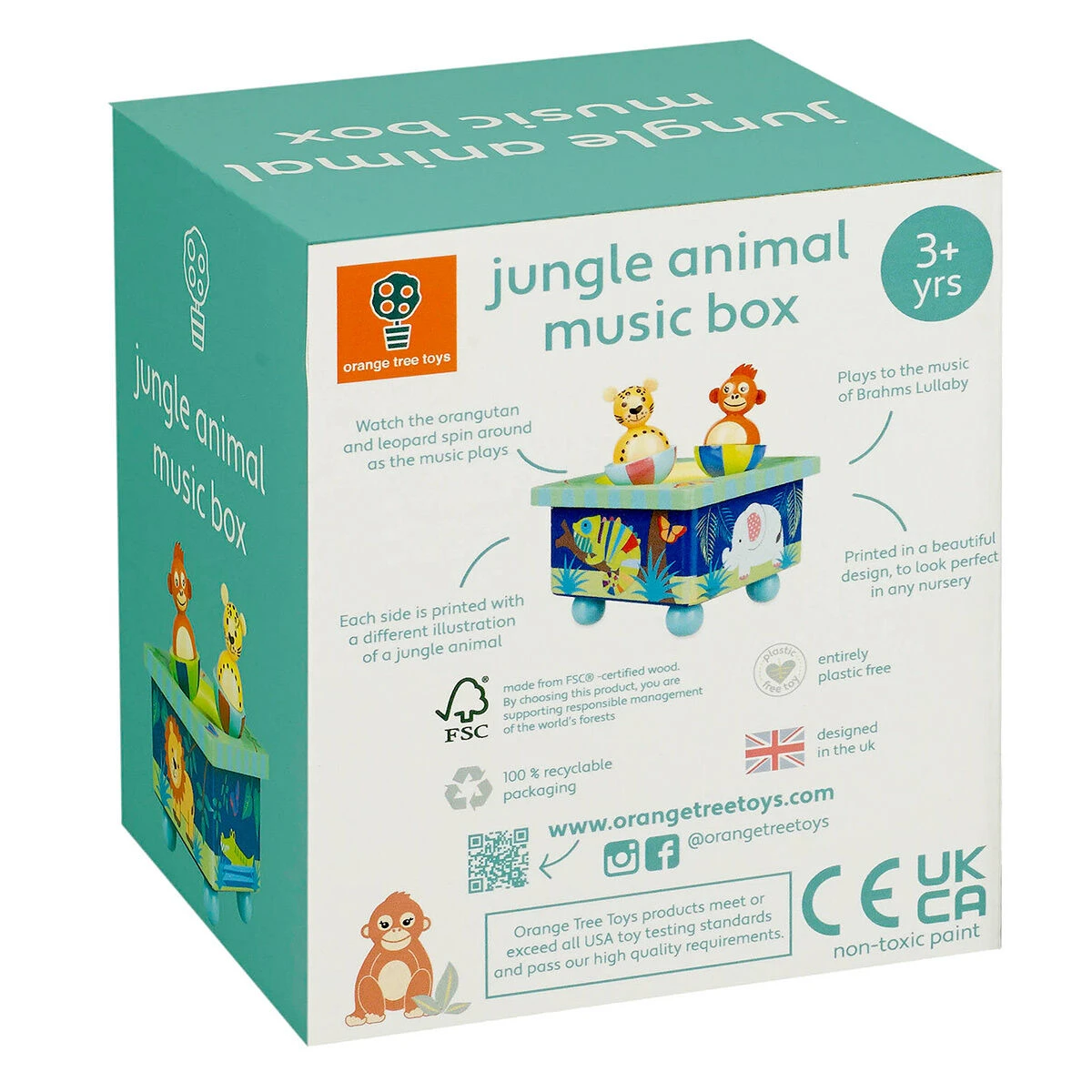 Orange Tree Toys Jungle Animals Music Box 6 Orange Tree Toys Jungle Animals Music Box - Image 4