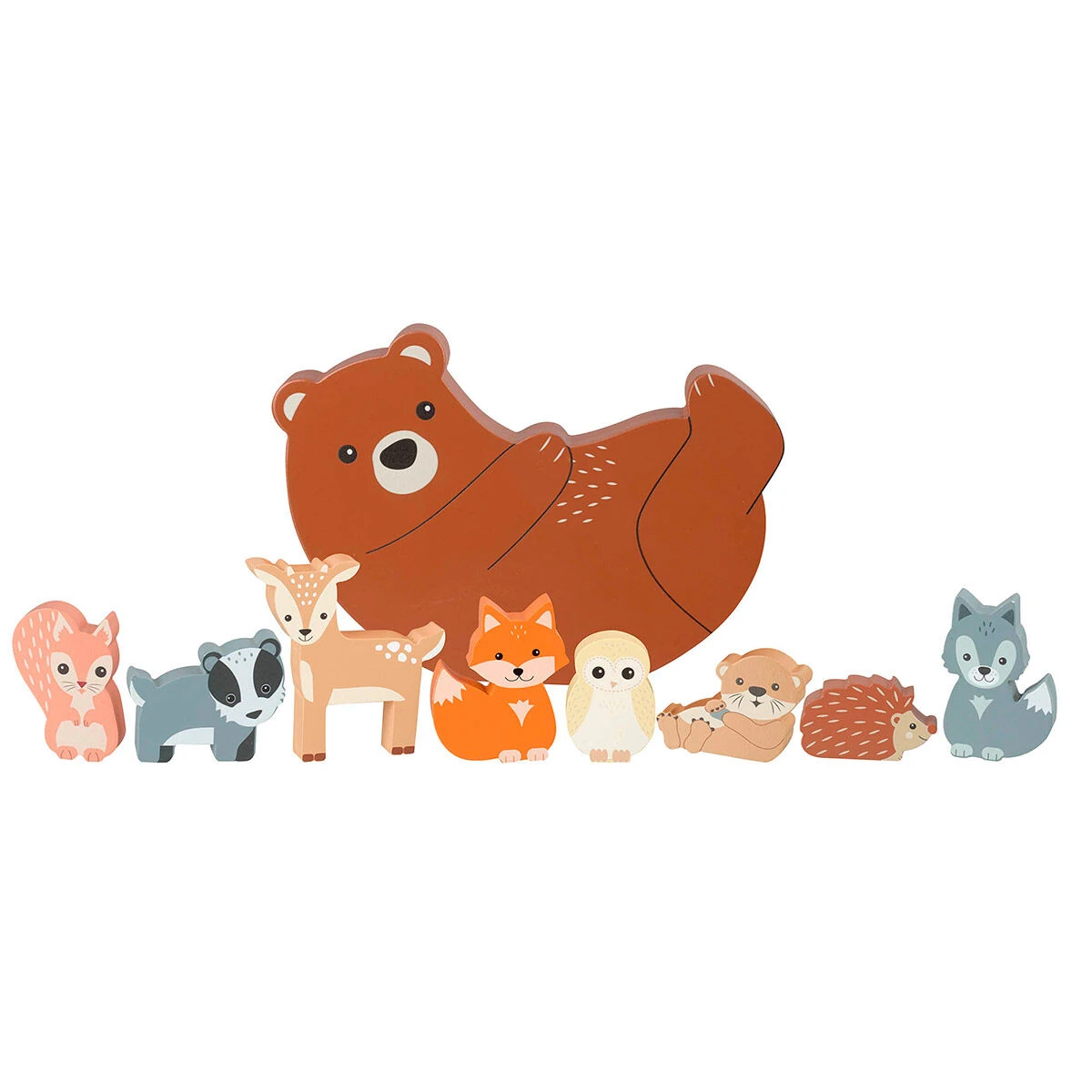 Orange Tree Toys Woodland Balancing Animals 6 Orange Tree Toys Woodland Balancing Animals - Image 4