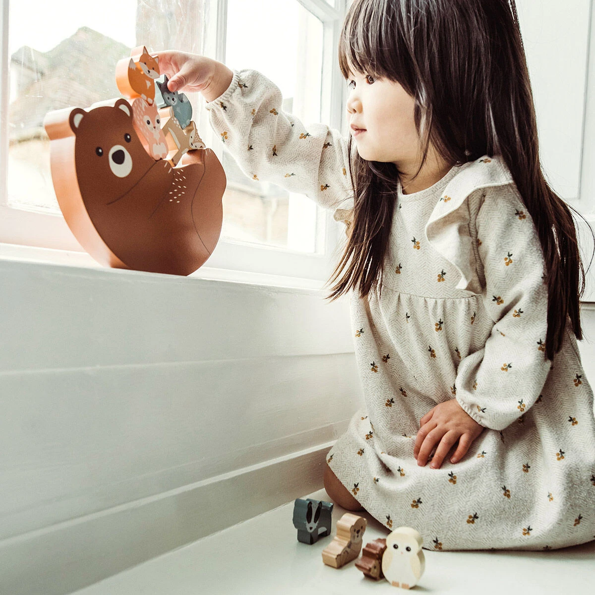 Orange Tree Toys Woodland Balancing Animals 8 Orange Tree Toys Woodland Balancing Animals - Image 6