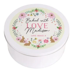Personalised Springtime Cake Tin 9 Personalised Springtime Cake Tin -Home Furnishings Store p0104m72 4
