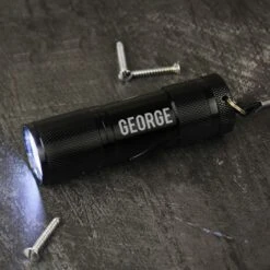 Personalised ‘Name Only’ Mini LED Torch -Home Furnishings Store p0104m88 2